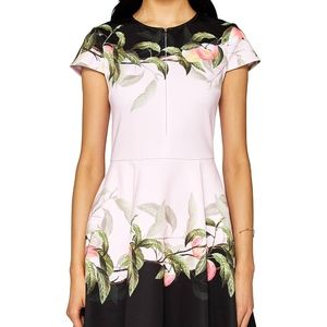 Ted Baker Peach Blossom Jersey Dress